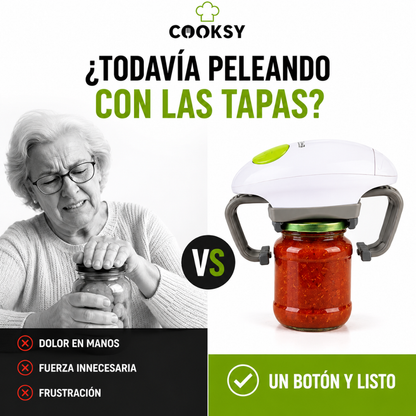 Cooksy Abrebotes Eléctrico