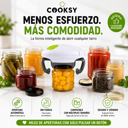 Cooksy Abrebotes Eléctrico